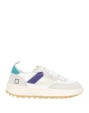 Date D. A.t. E. Woman Sneakers Light Grey Size 6.5 Leather, Textile Fibers