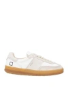 Date D. A.t. E. Woman Sneakers Light Grey Size 7 Calfskin In White