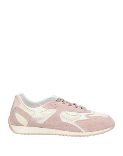 Date D. A.t. E. Woman Sneakers Light Pink Size 6.5 Leather, Textile Fibers