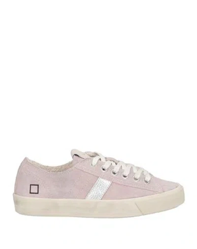 Date D. A.t. E. Woman Sneakers Lilac Size 6.5 Leather