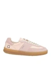 Date D. A.t. E. Woman Sneakers Lilac Size 7 Calfskin In Pink
