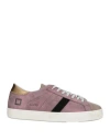 Date D. A.t. E. Woman Sneakers Mauve Size 6.5 Leather In Purple