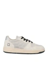 Date D. A.t. E. Woman Sneakers Off White Size 6.5 Leather, Textile Fibers
