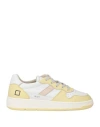 Date D. A.t. E. Woman Sneakers Pastel Yellow Size 6.5 Leather