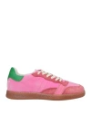 Date D. A.t. E. Woman Sneakers Pink Size 6.5 Leather, Textile Fibers