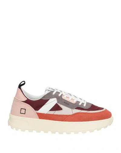 Date D. A.t. E. Woman Sneakers Rust Size 4.5 Leather, Nylon