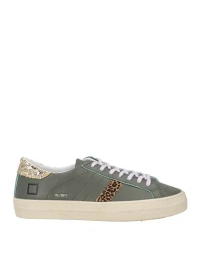 Date D. A.t. E. Woman Sneakers Sage Green Size 5.5 Leather