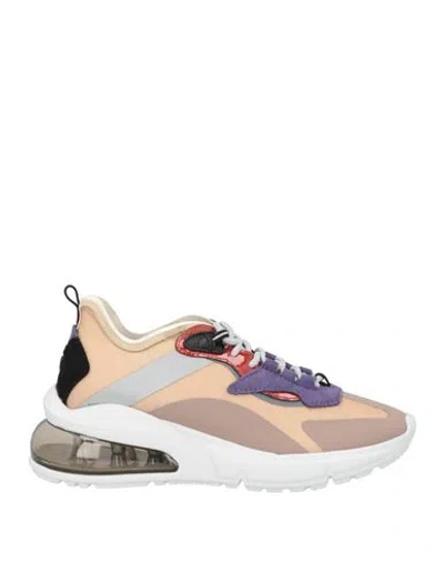 Date D. A.t. E. Woman Sneakers Sand Size 5.5 Soft Leather, Textile Fibers In Beige