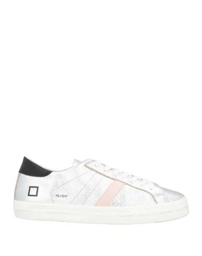 Date D. A.t. E. Woman Sneakers Silver Size 5.5 Leather