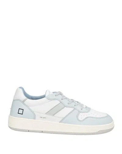 Date D. A.t. E. Woman Sneakers Sky Blue Size 7 Leather