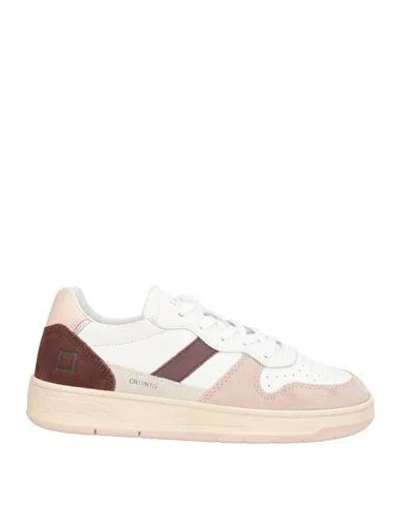 Date D. A.t. E. Woman Sneakers White Size 5.5 Calfskin