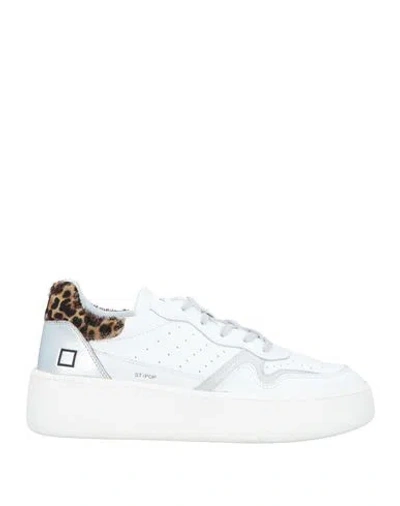 Date D. A.t. E. Woman Sneakers White Size 5.5 Leather