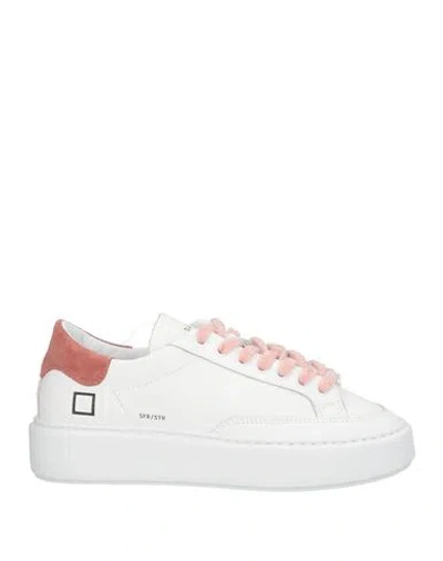 Date D. A.t. E. Woman Sneakers White Size 5.5 Leather