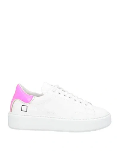 Date D. A.t. E. Woman Sneakers White Size 5.5 Leather