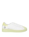 Date D. A.t. E. Woman Sneakers White Size 6.5 Leather In White