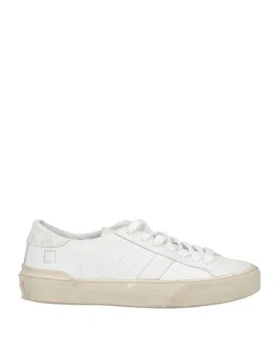 Date D. A.t. E. Woman Sneakers White Size 6.5 Leather