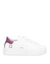 Date D. A.t. E. Woman Sneakers White Size 7 Leather In White