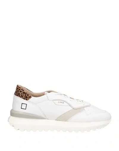 Date D. A.t. E. Woman Sneakers White Size 8.5 Leather