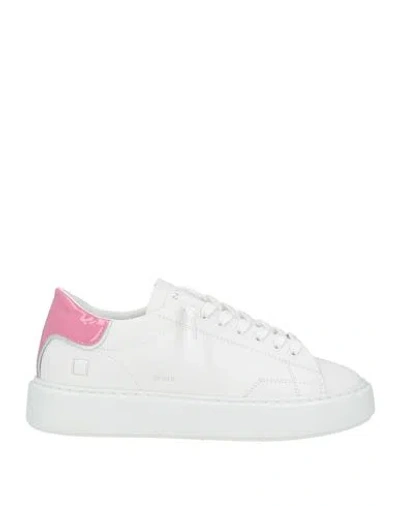 Date D. A.t. E. Woman Sneakers White Size 8.5 Leather