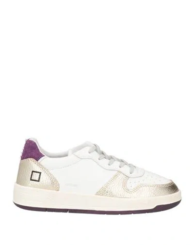 Date D. A.t. E. Woman Sneakers White Size 5.5 Leather