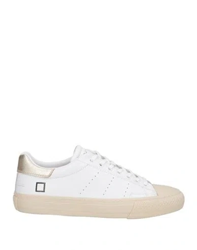 Date D. A.t. E. Woman Sneakers White Size 9.5 Soft Leather