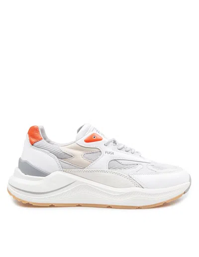 Date D.a.t.e D.a.t.e Fuga Sport Sneakers In Leather In White