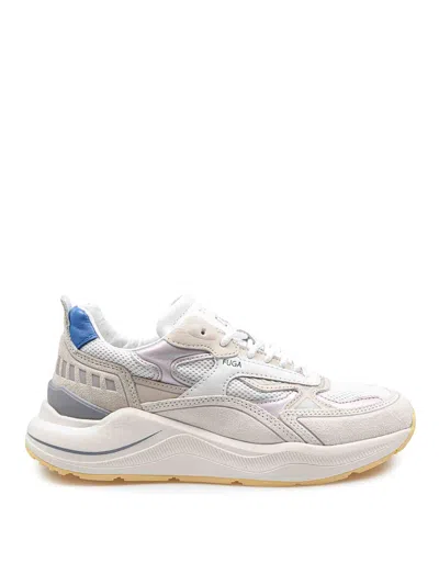 Date Escape Sneakers In White/sky