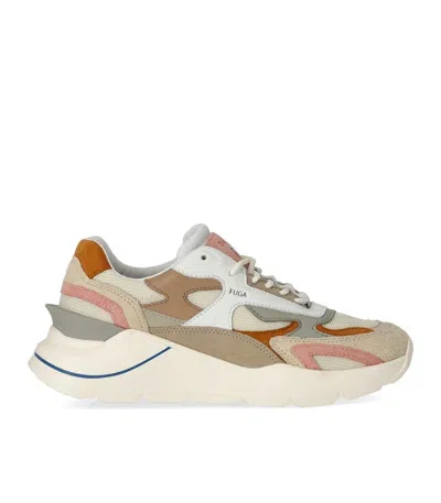 Date D.a.t.e.  Fuga Colored Cream Sneaker In Neutrals