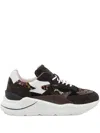 Date Fuga Leopard-pattern Sneakers In Brown