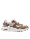 Date D.a.t.e. Mesh And Suede Running Sneakers In Brown