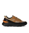 Date D.a.t.e. Fuga Method Beige Black Sneaker In Brown