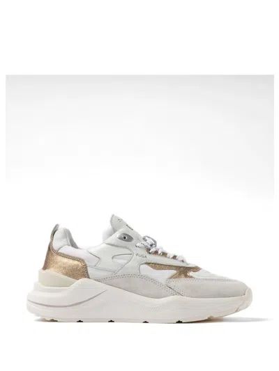 Date Fuga Panelled Sneakers In White