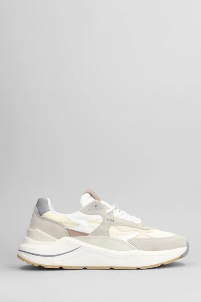 Date D.a.t.e. Fuga Sneakers In Neutral