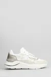 Date D.a.t.e. Running Sneakers In Nylon And Suede In White