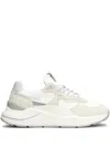 Date Fuga Sneakers In White Suede And Fabric In White