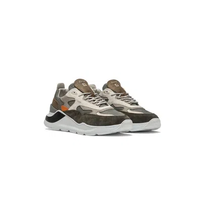 Date Gray Leather Sneaker