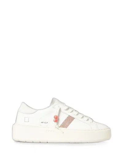 Date Hill Glitter-detail Sneakers In White