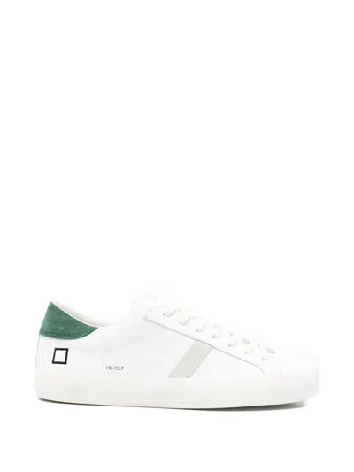 Date Hill Leather Sneakers In White
