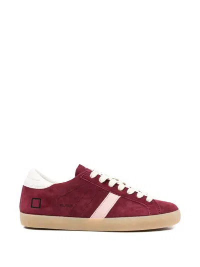 Date Hill Low Block Sneakers In Red