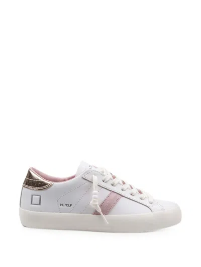 Date Hill Low Leather Sneakers In White