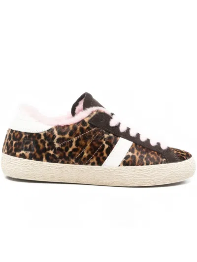 Date Hill Low Leopard Stripe Sneakers In Multi
