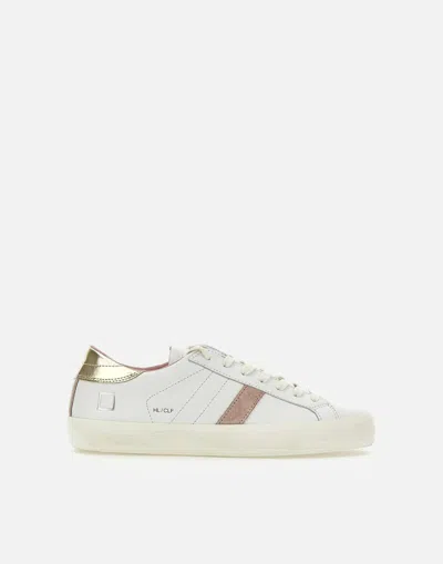 Date D.a.t.e. Hill Low Pink Leather Sneakers