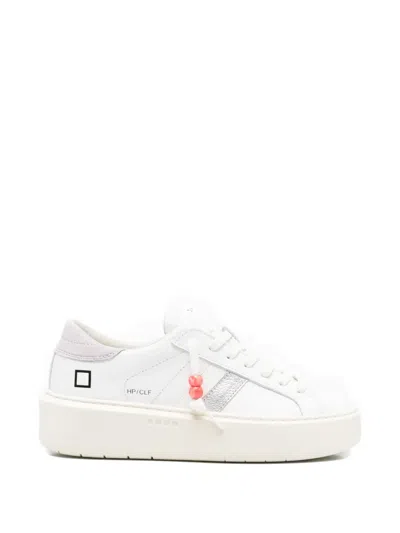 Date Hill Low Platform Sneakers In White