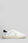 Date Hill Low Sneakers In White Suede And Leather