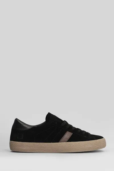 Date D.a.t.e. Hill Low Sneakers In Black