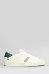 Date Hill Low Sneakers In White Suede And Leather In White