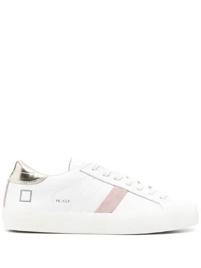 Date Hill Low Sneakers In Bianco/platino