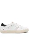 Date Hill Low Sneakers In White Suede And Leather In White