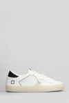 Date Hill Low Sneakers In White Suede And Leather In White