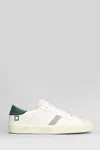 Date Hill Low Sneakers In White Suede And Leather In White